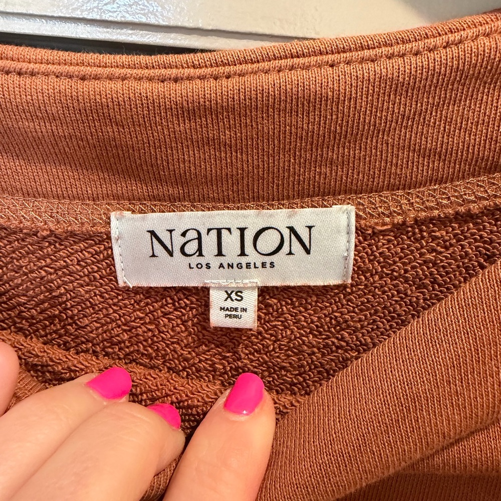 Nation LTD sweatshirt dress - Picture 2 of 6